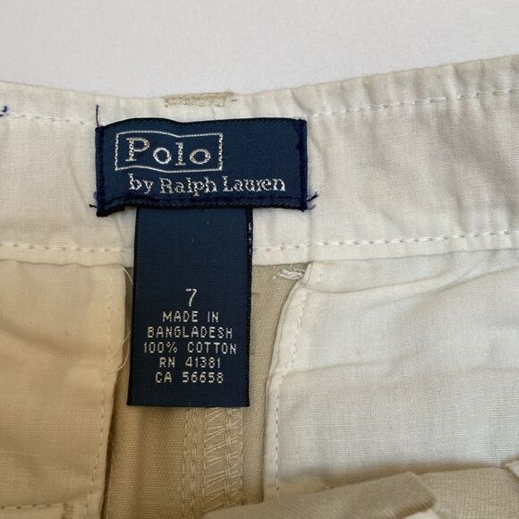 Polo by Ralph Lauren Tan Cargo Shorts Classic Design - Picture 3 of 6
